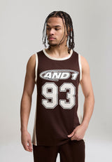 Mens 93 Airtex Vest - Brown