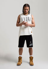 Short à panneaux camouflage Dunk pour hommes - Noir