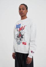 Mens 1993 Dunk Graphic Sweatshirt - Frost Marl