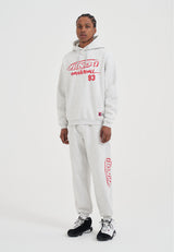 Herren Core Graffiti Logo Cuffed Joggers - Frost Marl