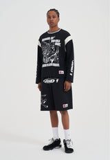 Short en jersey Off the Rim pour homme - Noir