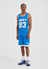 Mens Logo Airtex Basketball Shorts - Blue