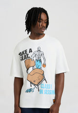 T-shirt Trash Talk pour homme « Le cours est en session » - Blanc