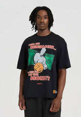 Herren On The Money Trash Talk T-Shirt - Schwarz