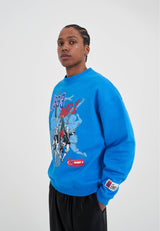 Mens 1993 Dunk Graphic Sweatshirt - Blue