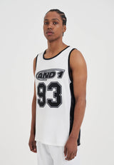 Mens 93 Airtex Vest Top - White