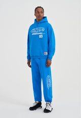 Herren Core Graffiti Logo Cuffed Joggers - Blau