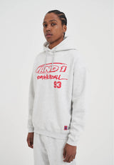 Herren Core Graffiti Logo Hoodie - Grau