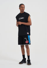 Short à panneaux Shooter pour homme - Bleu