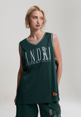 Basketball-Trikot für Damen-Spielerinnen – Waldgrün