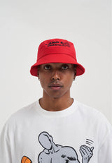Unisex And1 Logo Bucket Hat - Red