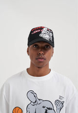 Dunk Graffiti 5 Panel Baseball Cap - Black