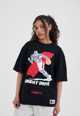 Γυναικείο T-shirt Core Sunday Drive - Μαύρο